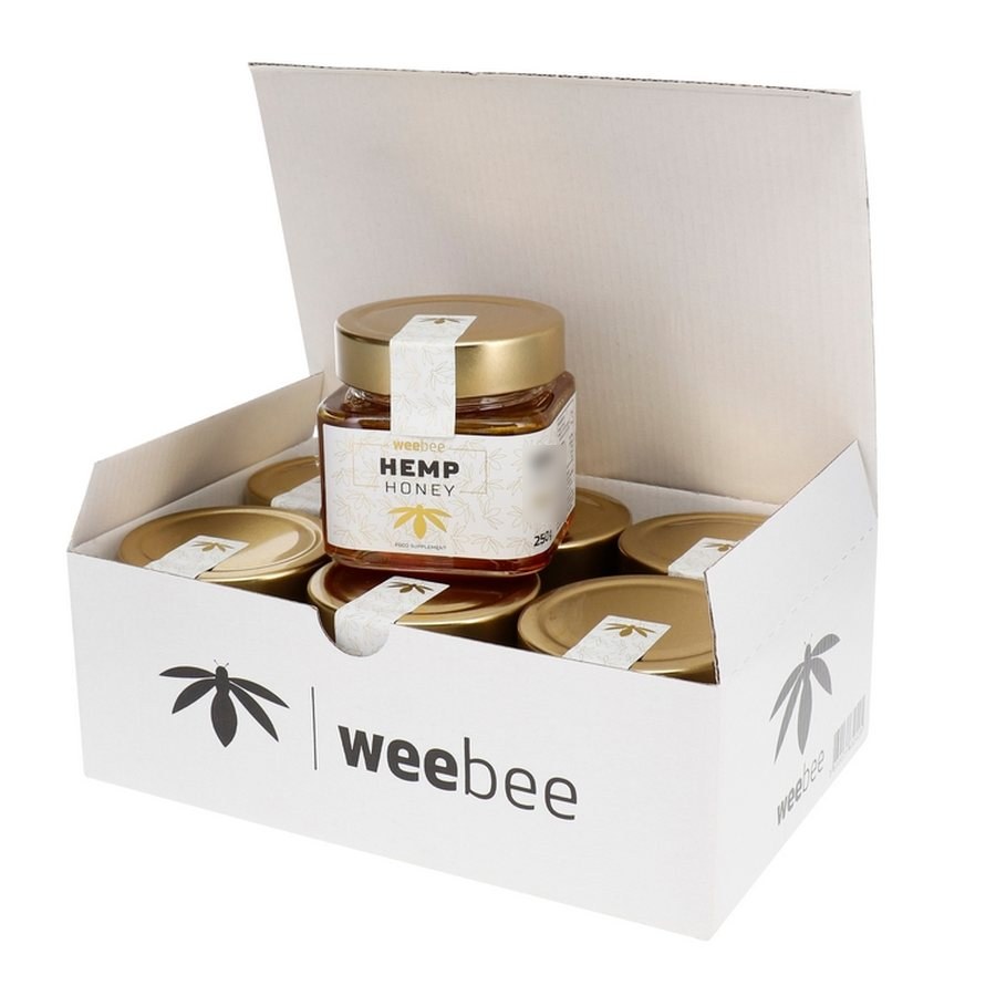 WeeBee konopljin med, paket 6